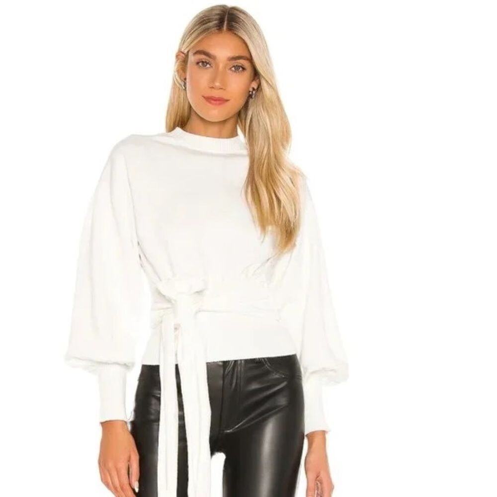 REVOLVE | MISHA | Zarina Knit Top in Ivory M395